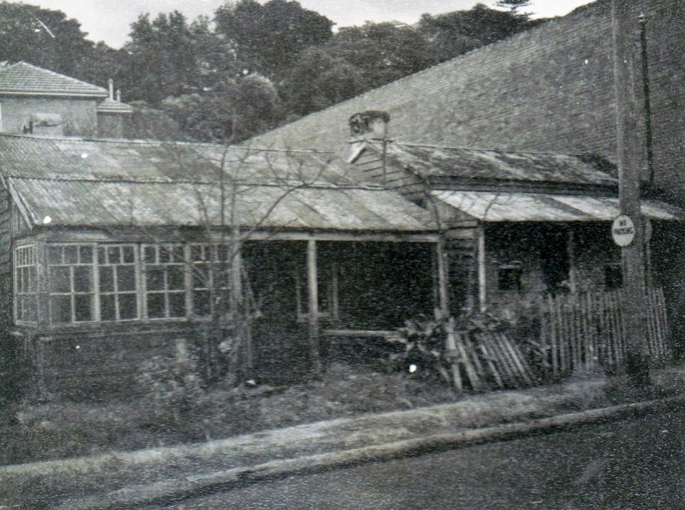 Condemned houses in Eustace Street, Manly, 1959