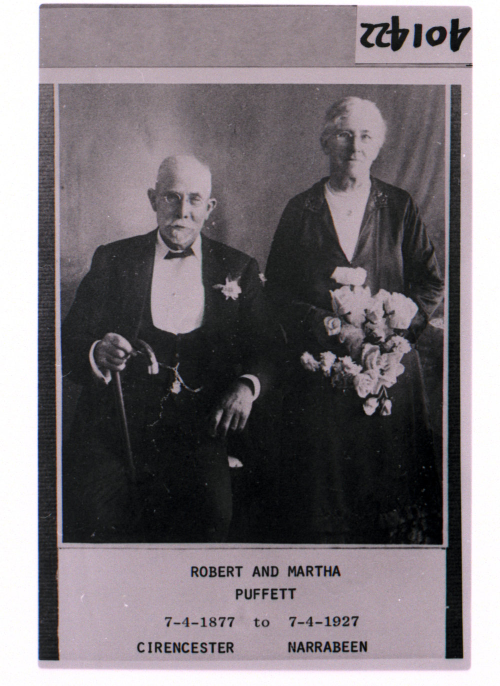 Robert and Martha Puffett, Narrabeen