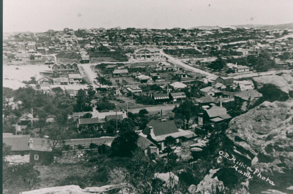 Oblique aerial of Freshwater/Harbord