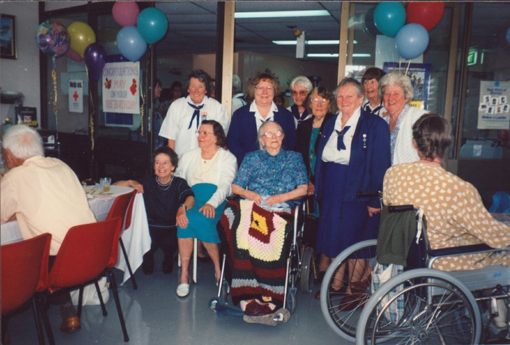 May Fowler's 105th Birthday at the War Veterans Retirement Village, Collaroy