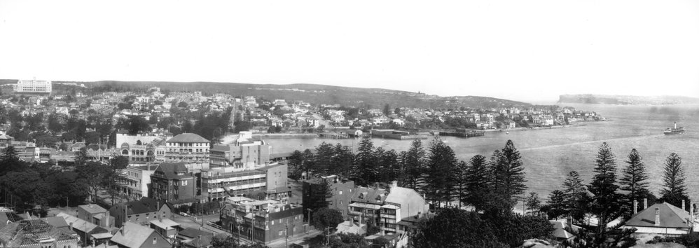 Manly Cove from Dalley's Castle