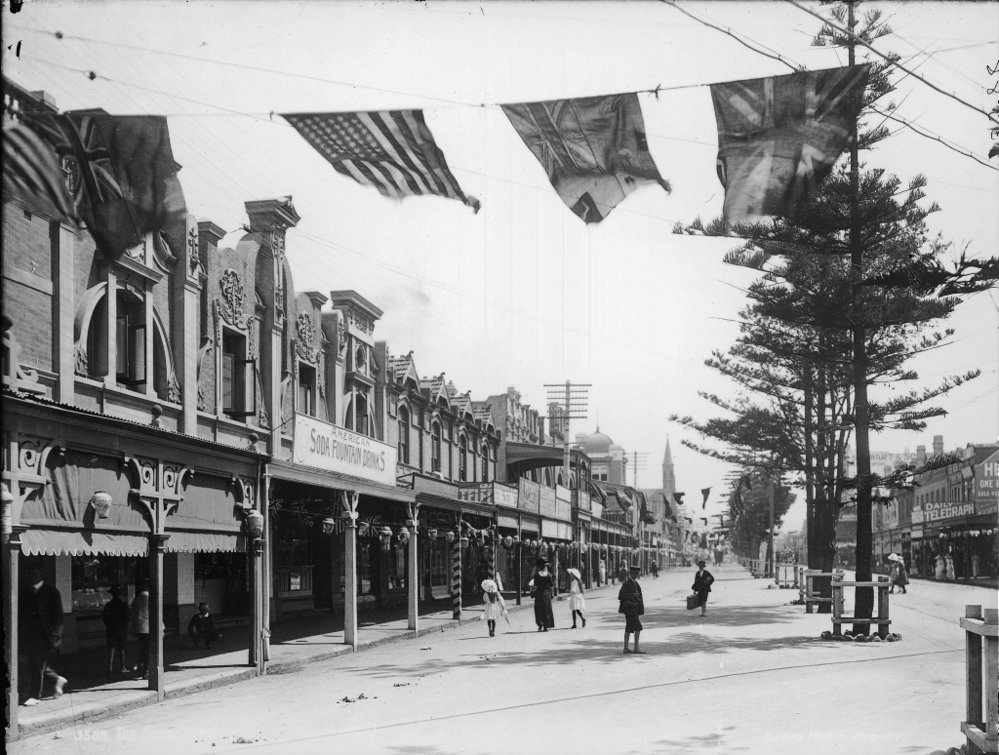 The Corso, looking south west, 1908