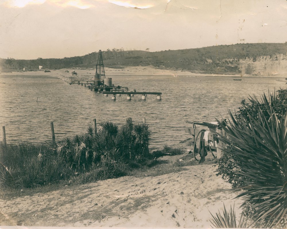 New Bridge under Construction, Narrabeen
