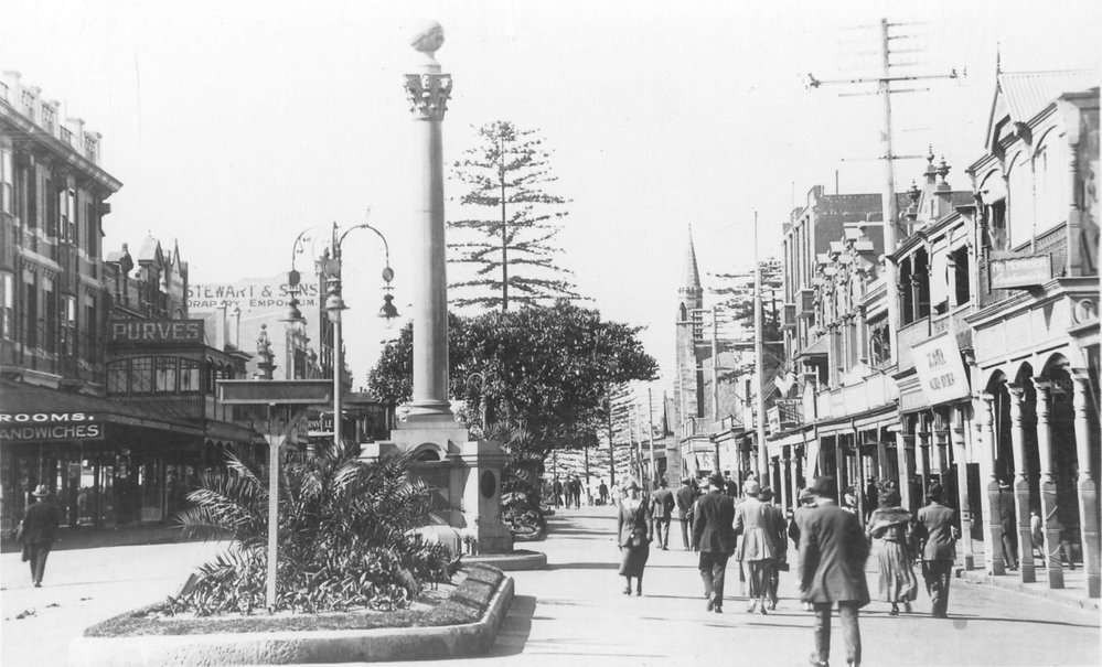 The Corso, Manly c 1920s