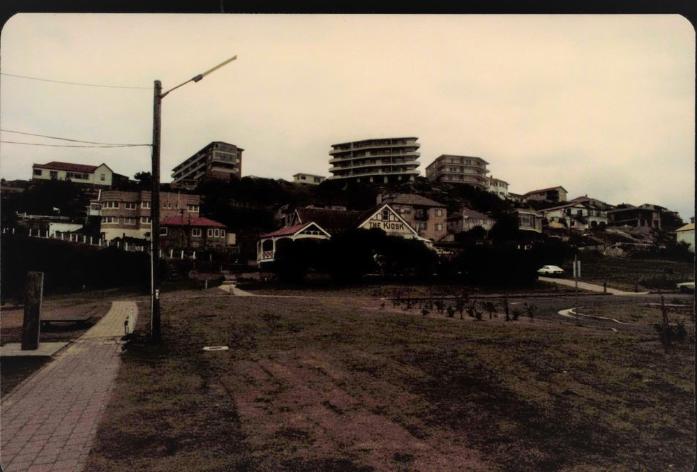 Freshwater Beach carpark and The Kiosk