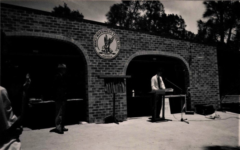 Opening of Manly Warringah Kayak Club, Narrabeen