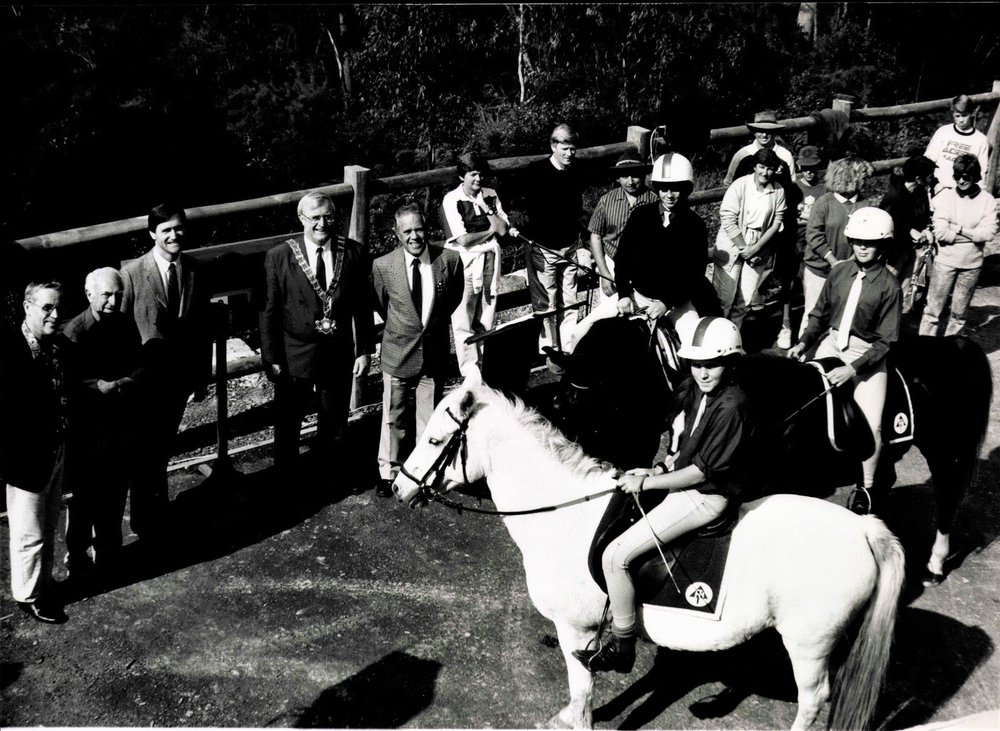 Opening of equestrian underpass, Terrey Hills