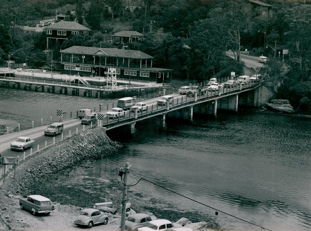 Original Roseville Bridge, c 1960