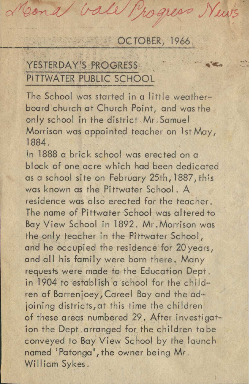 Pittwater Public School