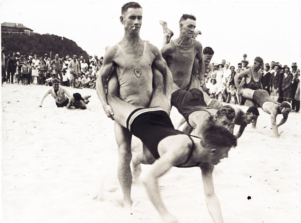 Surf carnival at Queenscliff Beach 1930