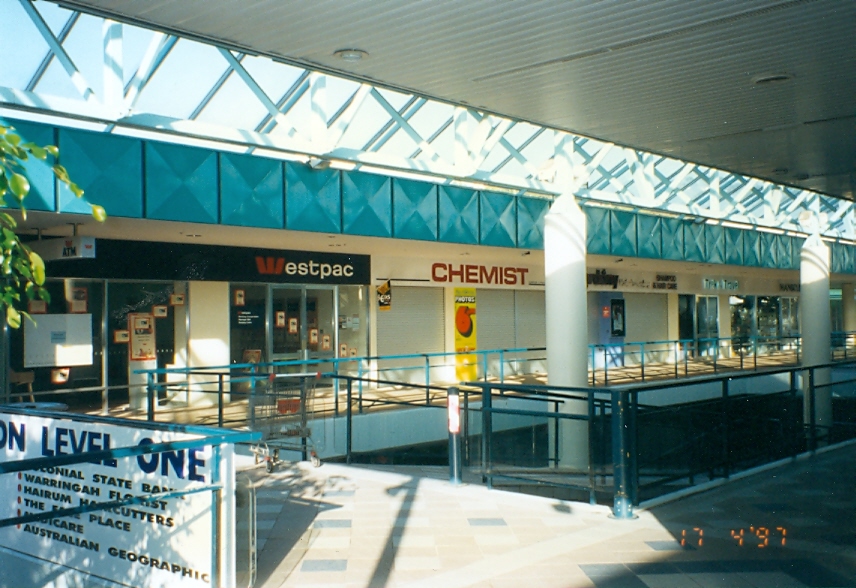Warringah Mall prior to the first major renovations in 1998