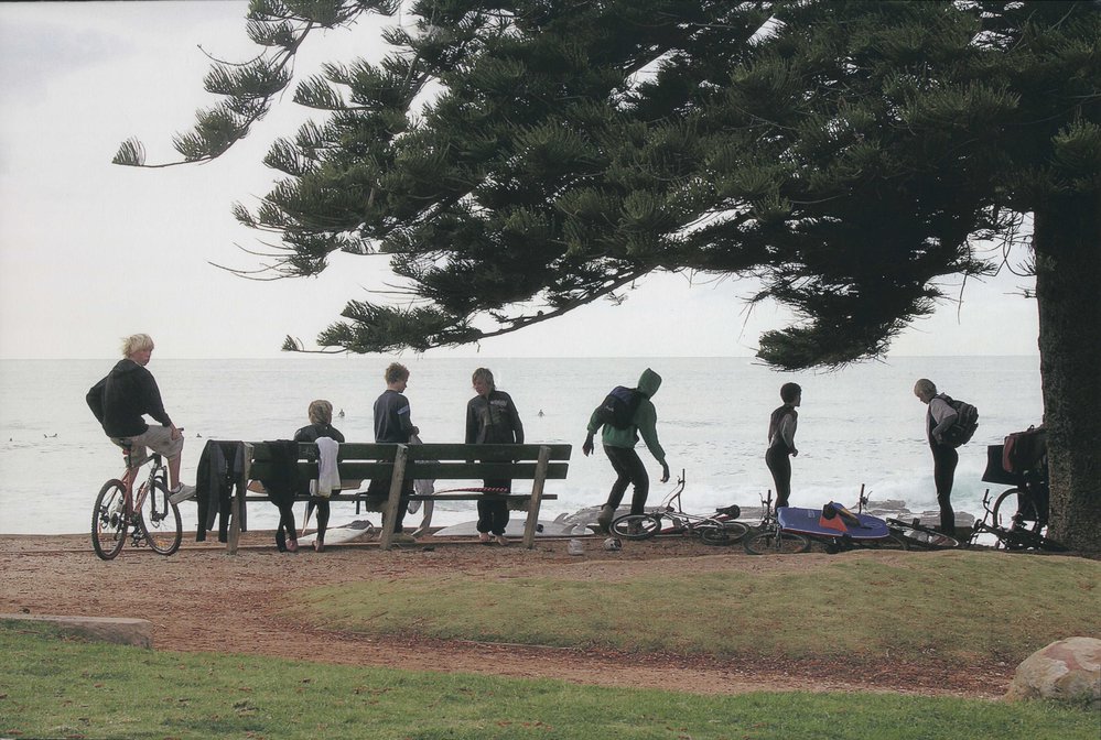 Young Surfers at South Avalon Beach