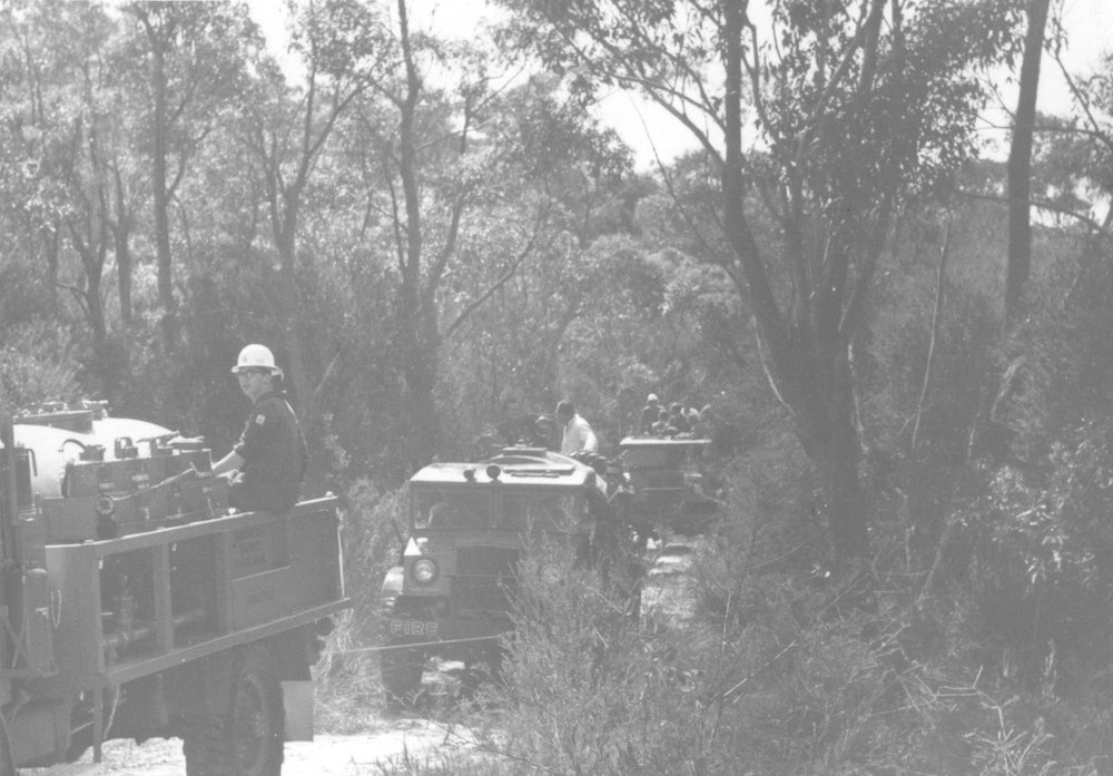 Davidson Rural Fire Brigade on duty