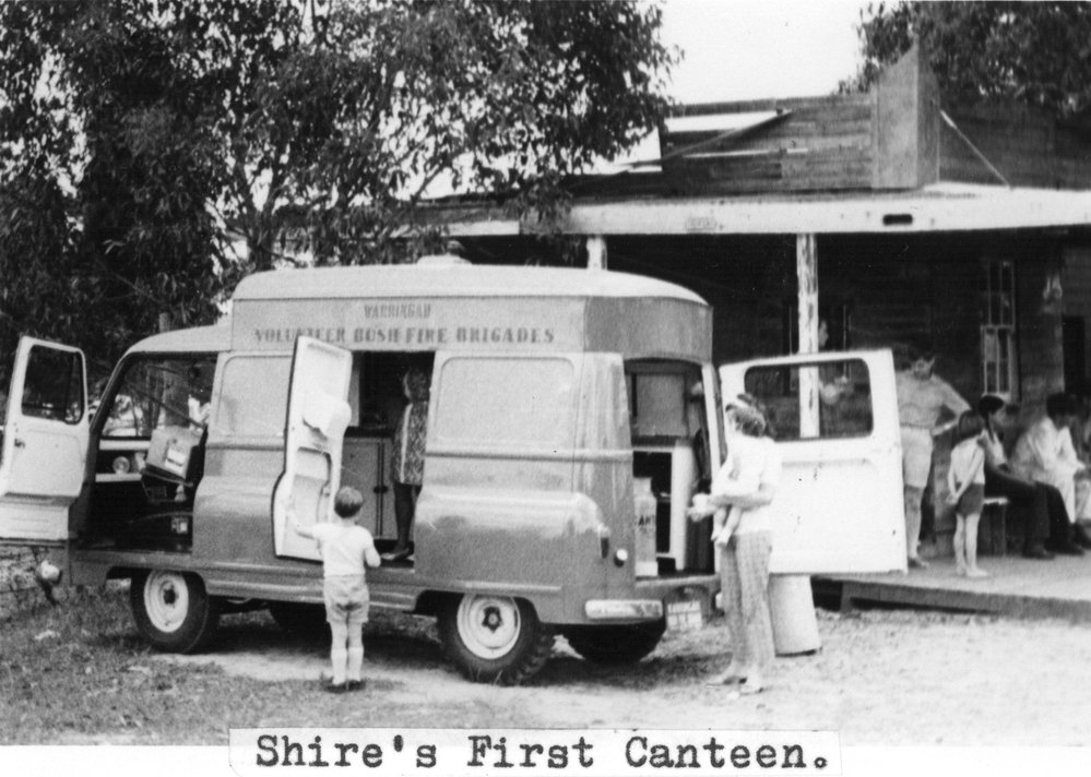 Forestville Volunteer Bush Fire Brigade's first canteen