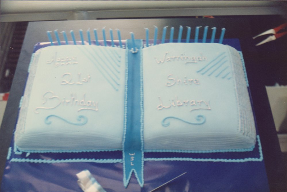 Dee Why Library's 21st Birthday Cake