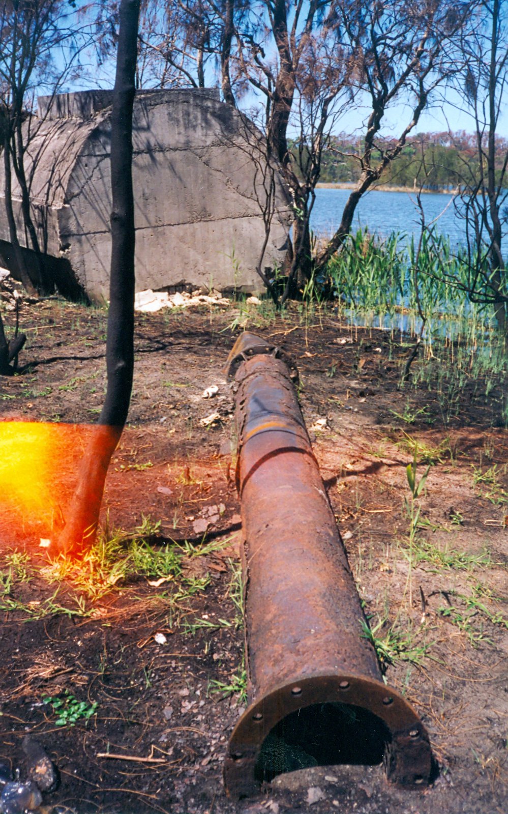 Remains of the Never Been Beaten Lime and Cement Works, Narrabeen