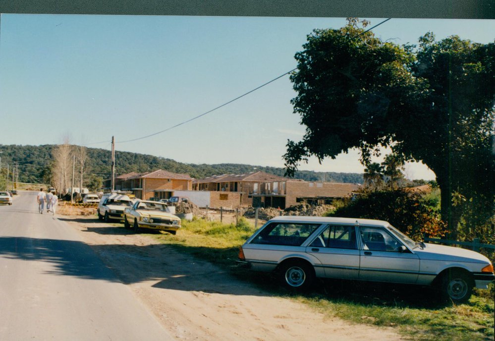 Warriewood Valley as Development begins