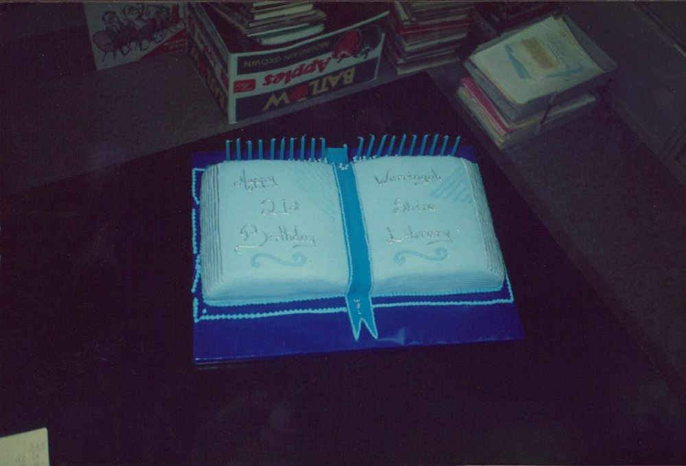 Dee Why Library's 21st Birthday Cake
