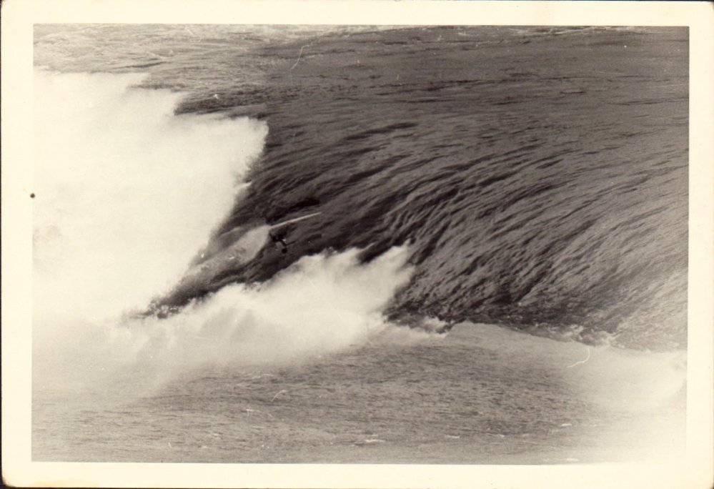 Billy Hannon surfing at Fairy Bower