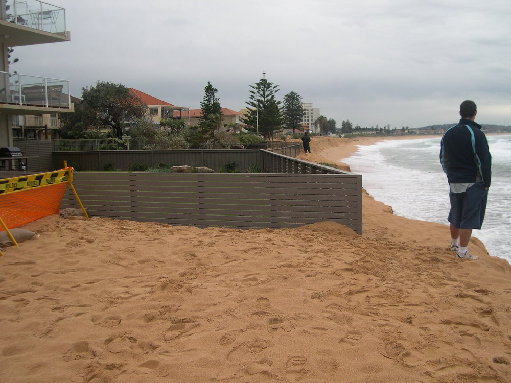 Collaroy Beach Storm Damage 2007