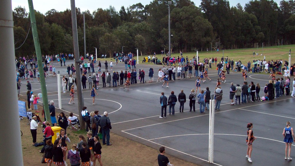 Netball John Fisher Park, Curl Curl