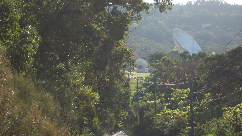 Views from Morgan Road Belrose towards Satellite Dishes