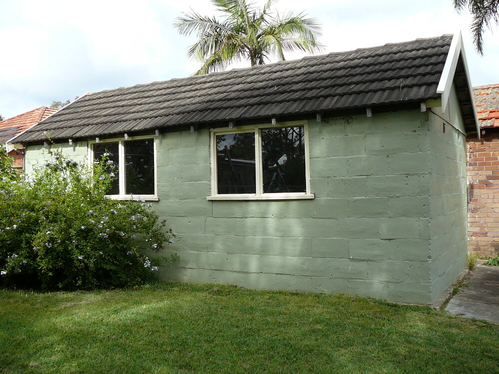 Kennel Klubb meeting room at rear of 48 Riverview Parade, North Manly