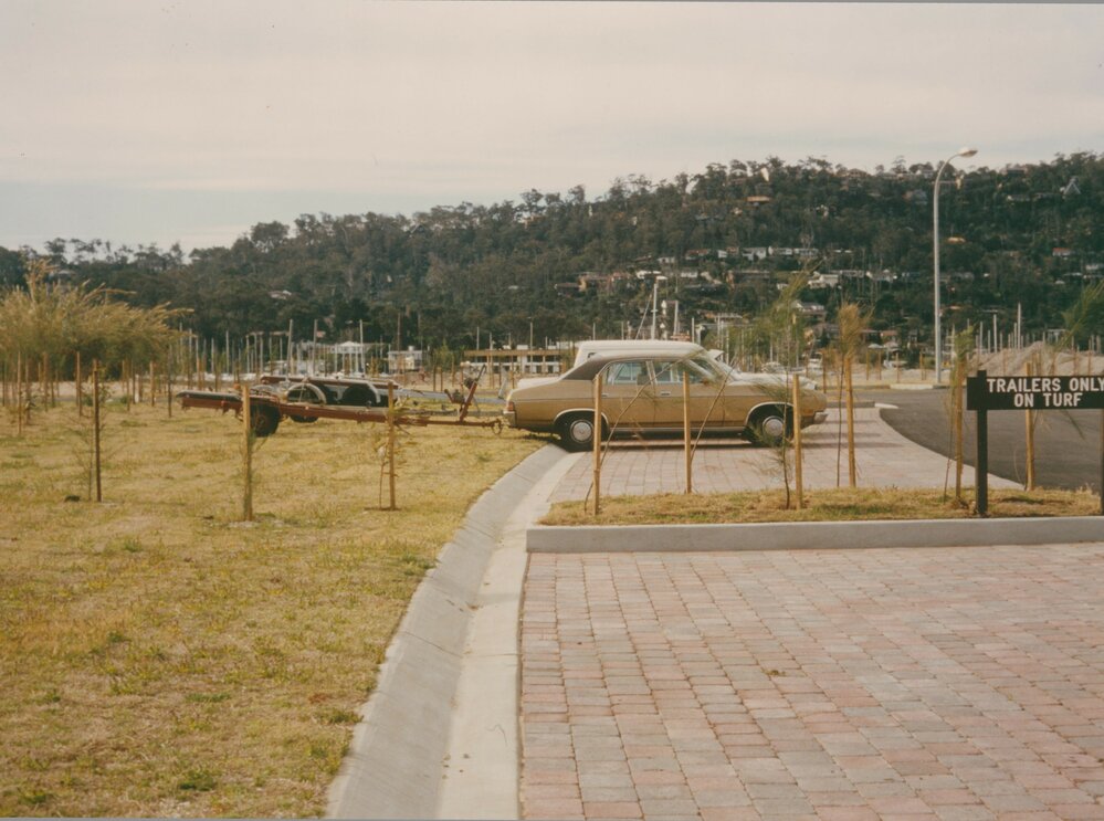 Car park near boat ramp at Bayview