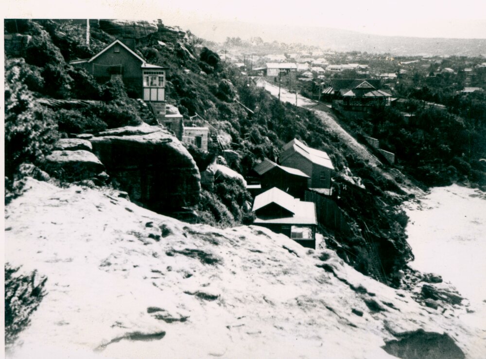Houses on the headland south Freshwater Beach