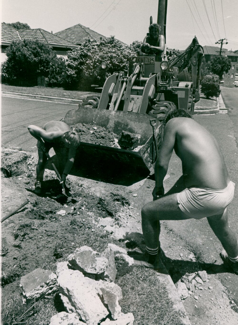 Footpath construction, Warringah Council