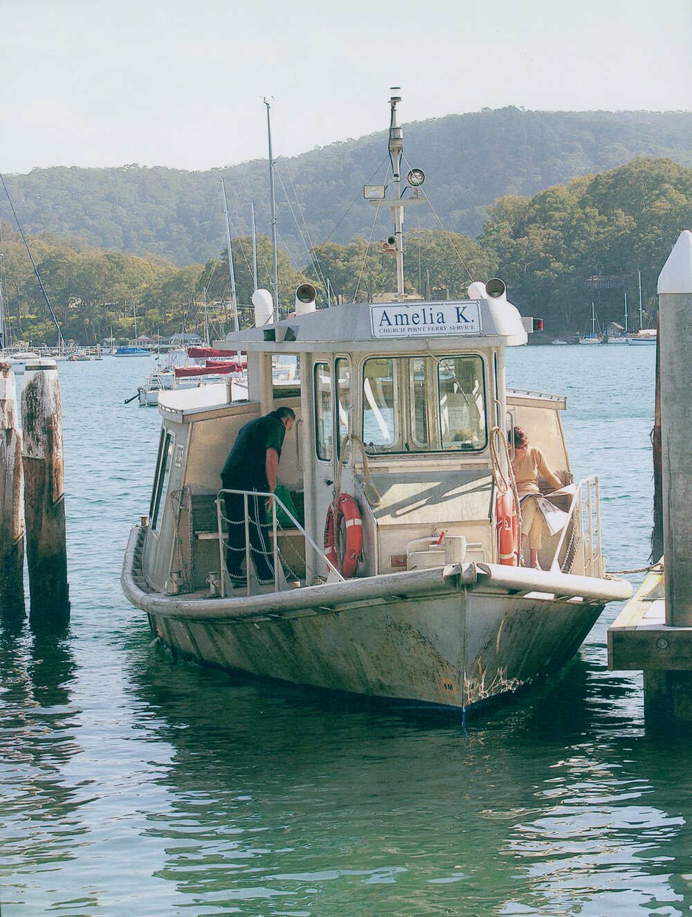 Amelia K, Church Point ferry service.