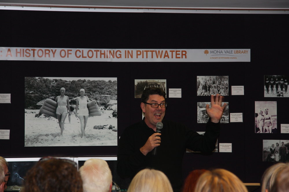 ABC's James Valentine at Mona Vale Library 40th Birthday