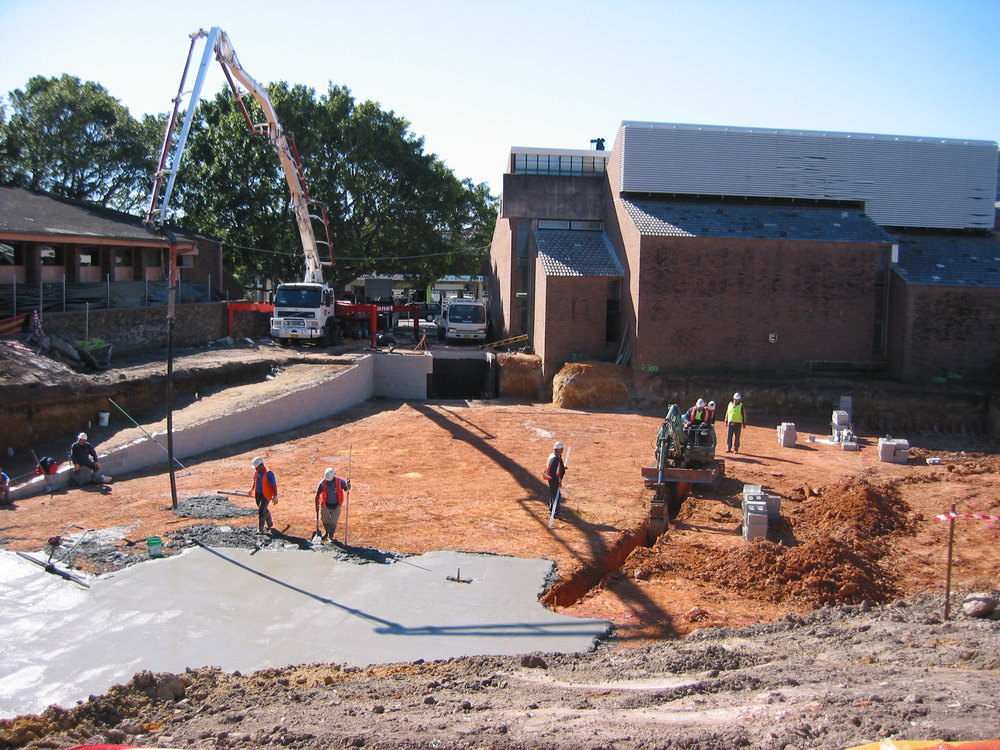 Construction of the new  Mona Vale  Library
