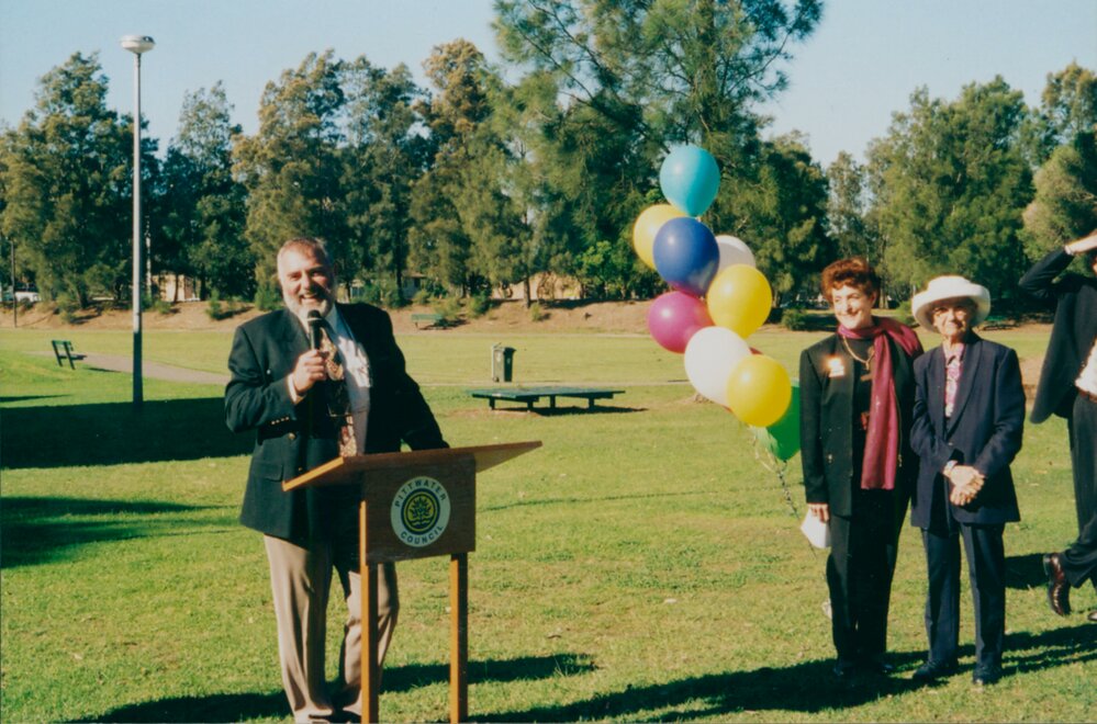 Launch of Mona Vale Village Park Redevelopment in 2003 