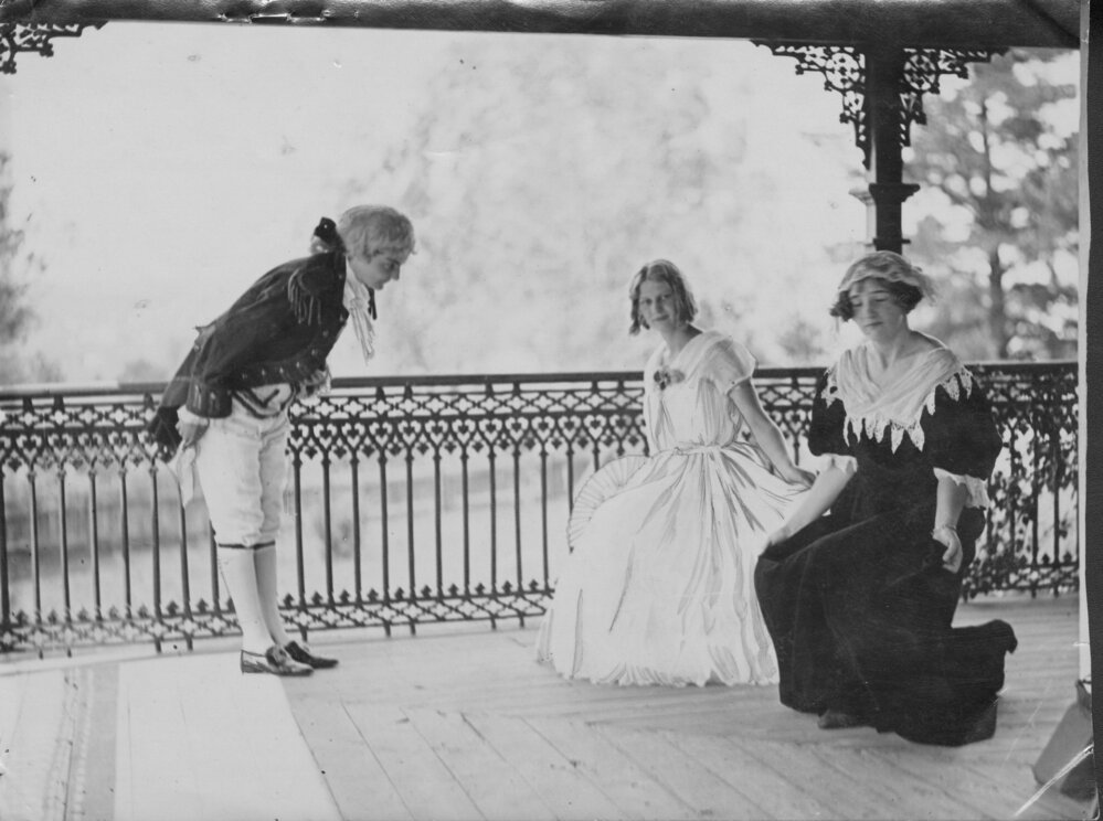 Drama students at Manly Grammar School, Manly, c1930s