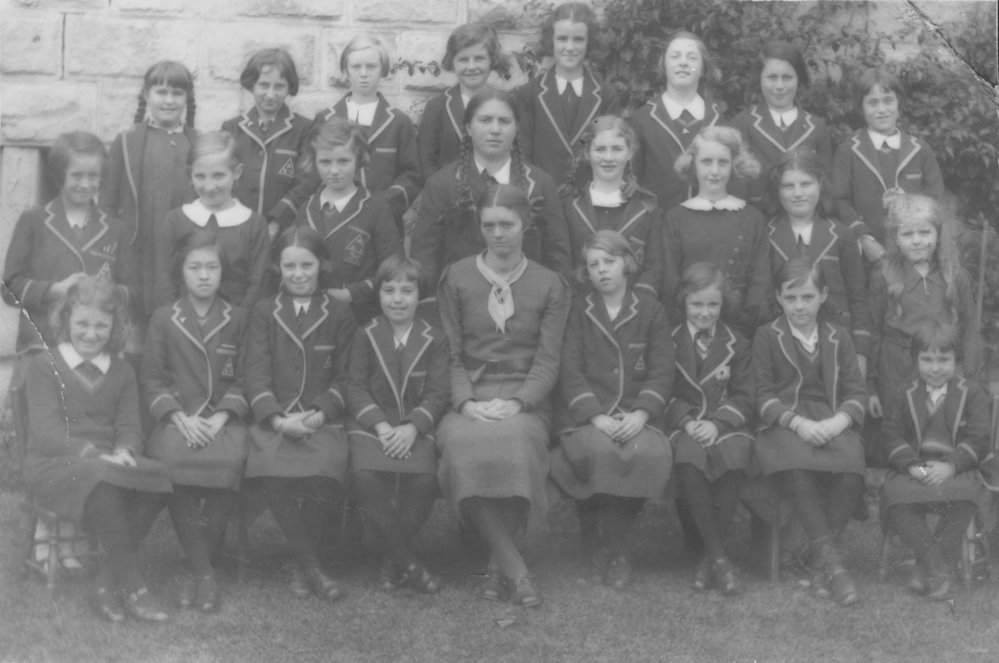 Class photo of Manly Grammar Middle School pupils, Manly, 1937