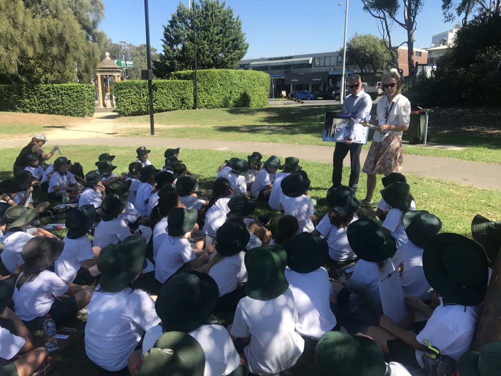 Local History Talk to Sacred Heart Students