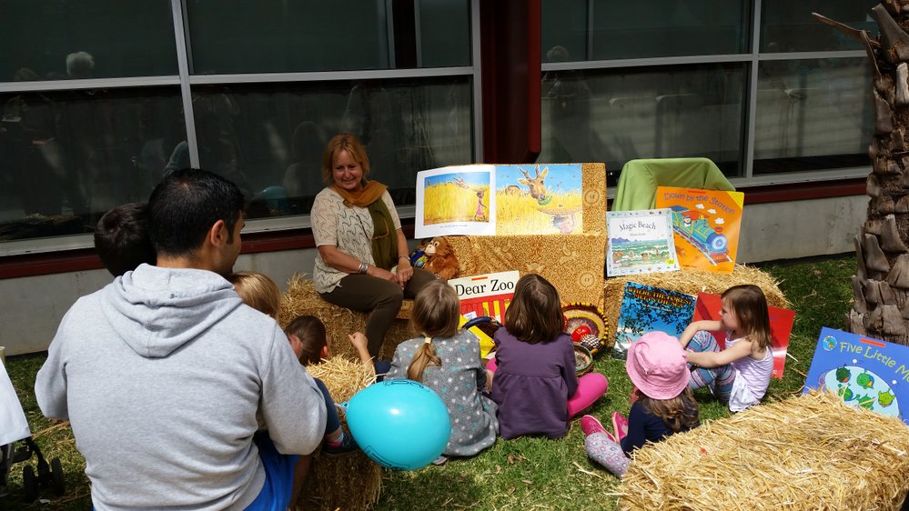 Storytime in Library Lane at Mona Vale