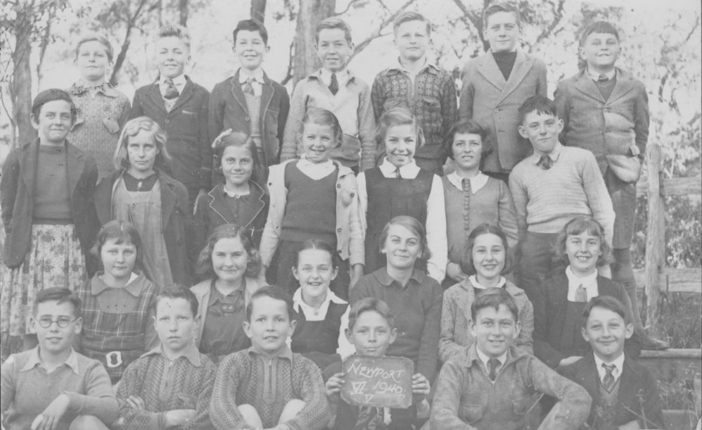 School photo of Class 5 and 6, Newport Public School, Newport, 1940