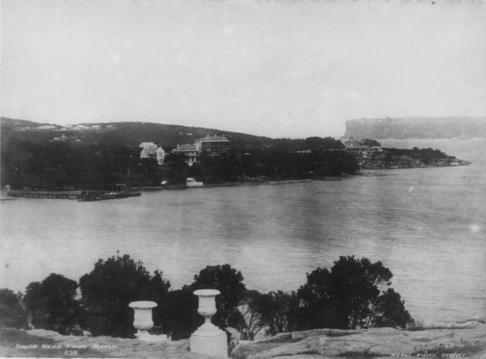 View facing southeast from Fairlight towards Smedleys Point, Manly, c1880