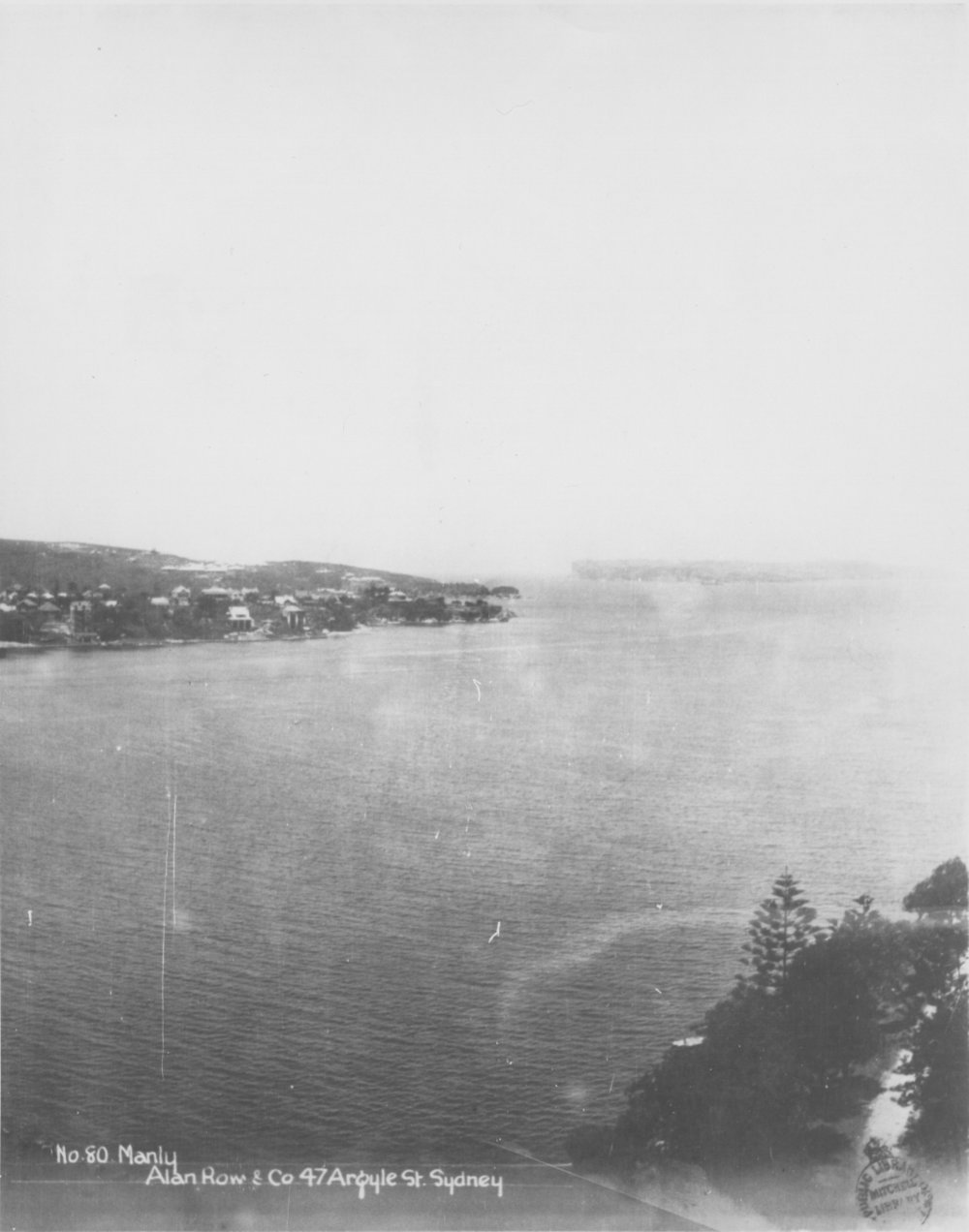 View facing southeast from Fairlight, over Manly Cove, c1920