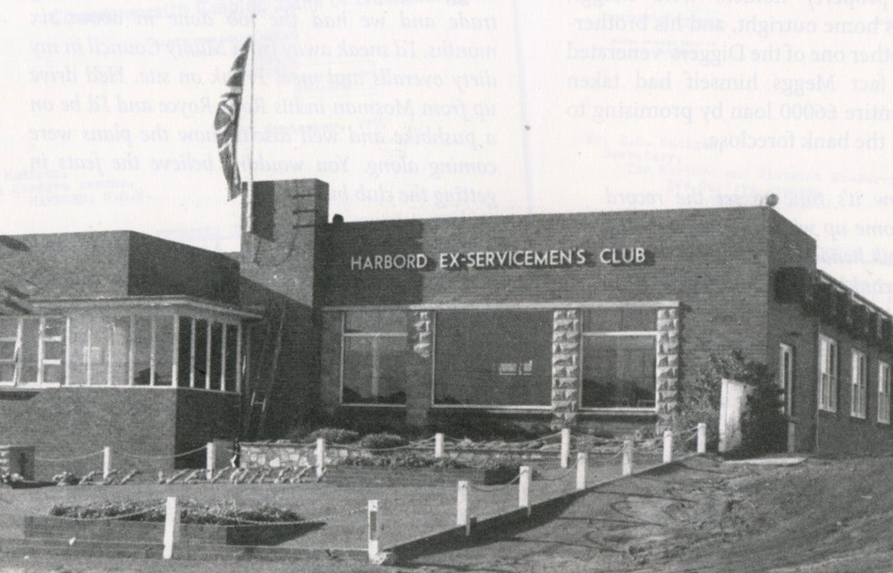 Harbord Diggers Ex-Servicemen's Club at its opening in 1957