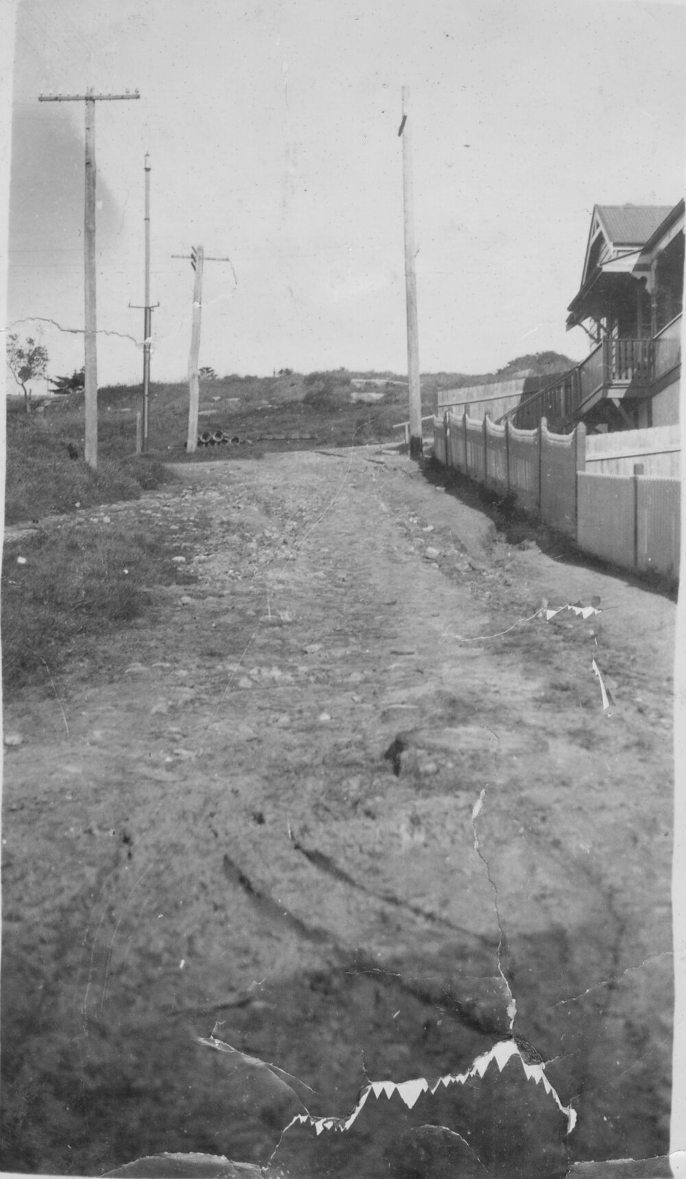 An unknown suburban street in Manly, c1920s