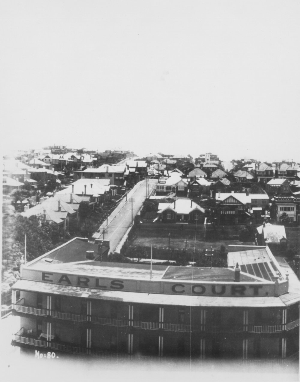 Earl's Court, on the corner of James and Fairlight Streets, Manly, 1920