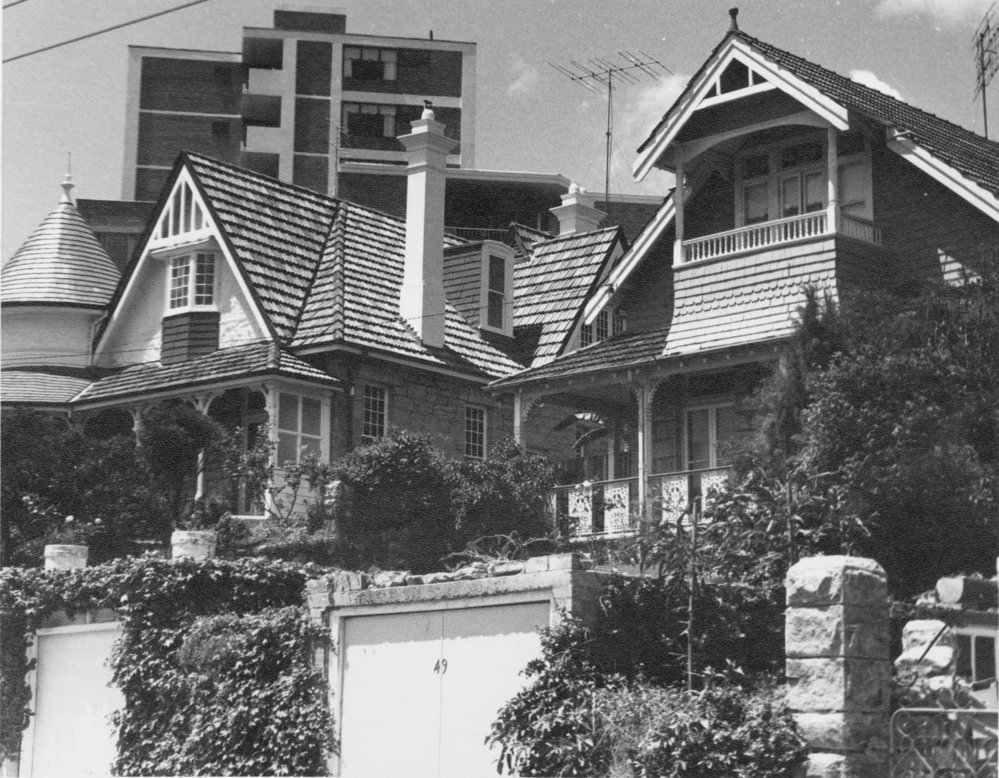 Houses at 45 and 47 Kangaroo Street, Manly, 1976