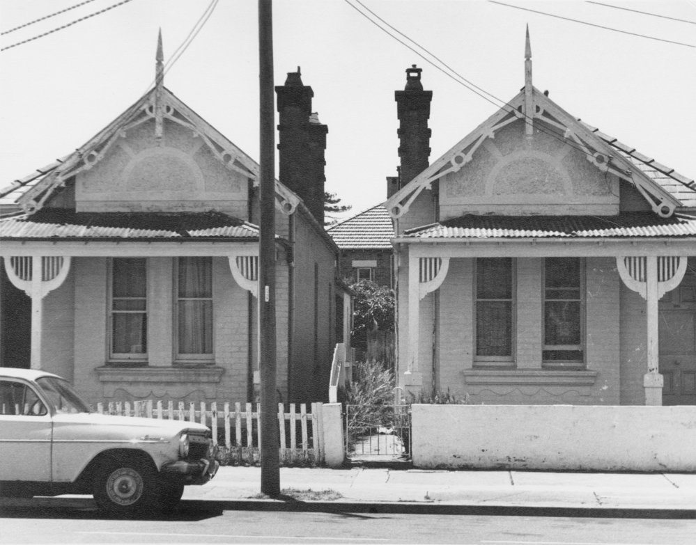 Semi detached houses at 130 and 132 Pittwater Road, Manly, 1976