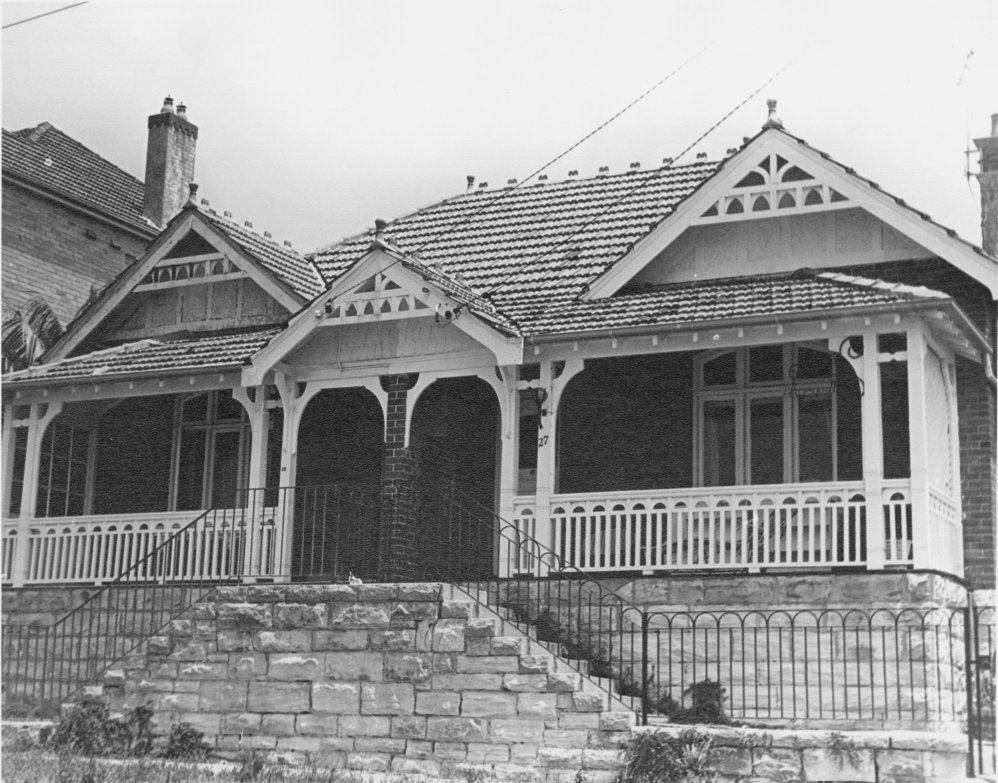 Historic Federation style home at 25 to 27 Quinton Road, Manly, 1976