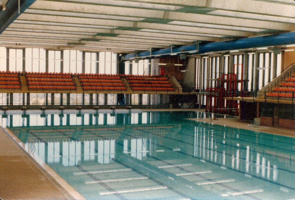 Interior view of Warringah Aquatic Centre in Frenchs Forest