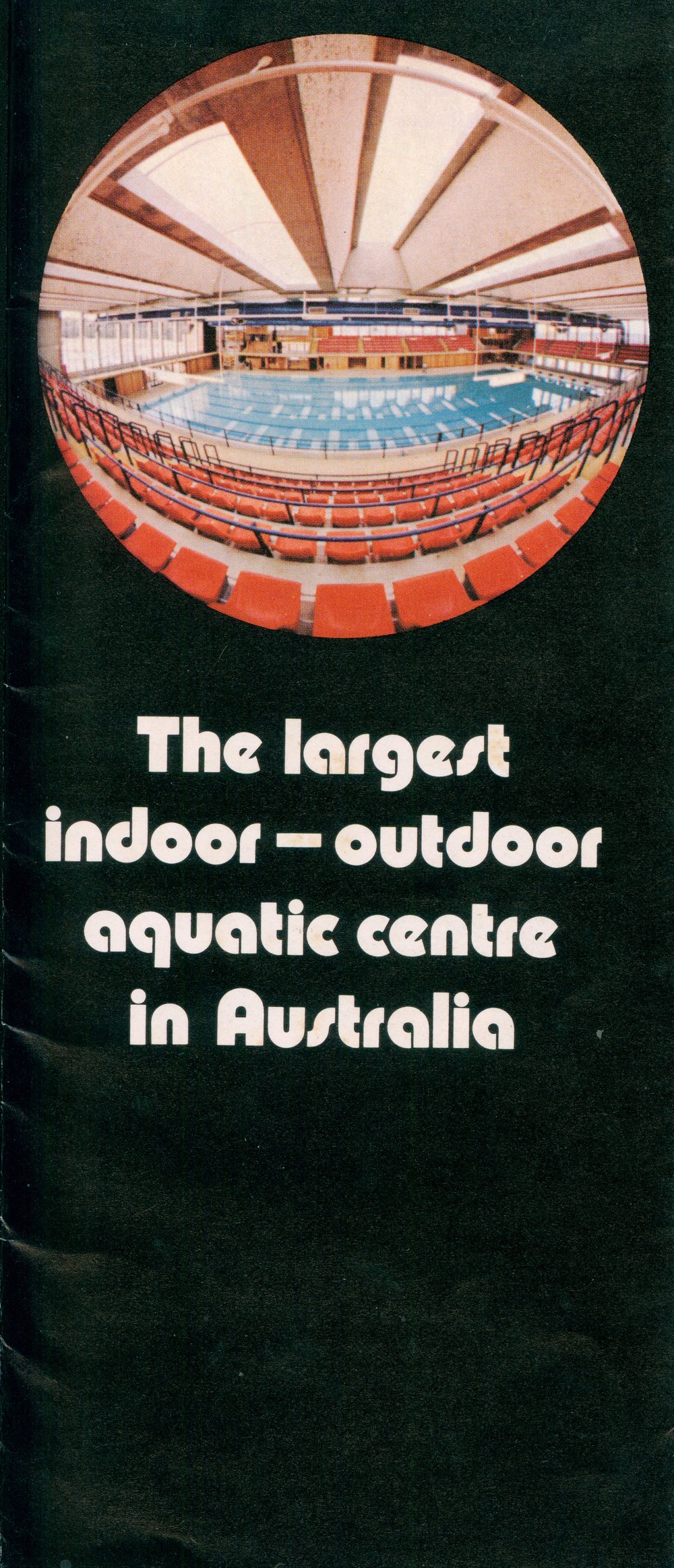 The Warringah Aquatic Centre colour brochure for the grand opening on 27 July 1979