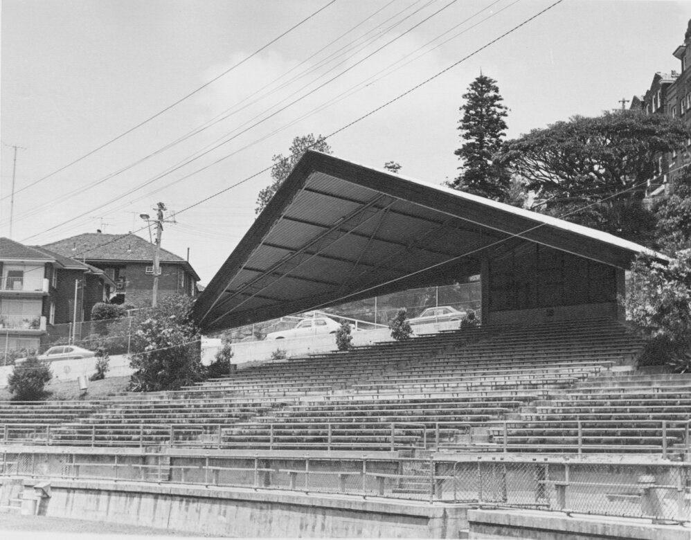 The 1963 Grandstand at Manly Oval, Manly, 1976
